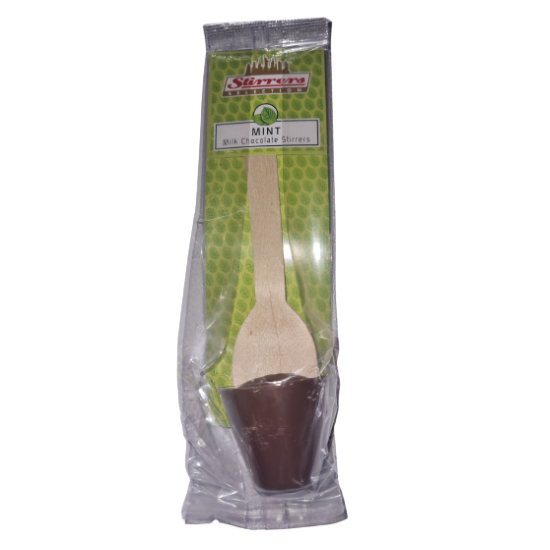 Mint Milk Hot Chocolate Stirrers Rose Confectionery 30g